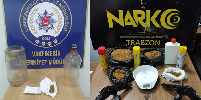 Trabzon’da Uyuşturucu operasyonu! 3 kişi gözaltında
