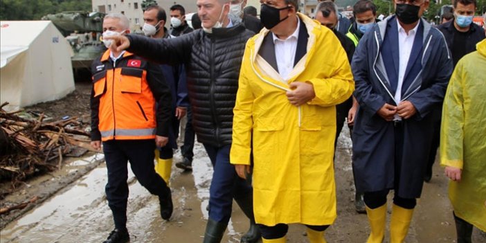 KKTC Cumhurbaşkanı'ndan afet bölgesi Bozkurt'a ziyaret