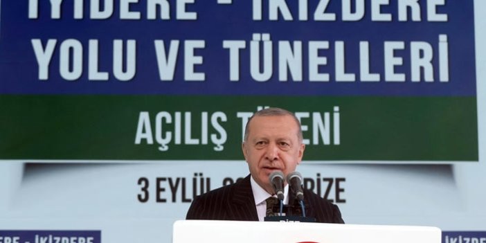 Cumhurbaşkanı Erdoğan Rize'de!  İyidere-İkizdere Yolu ve Tünellerini açtı