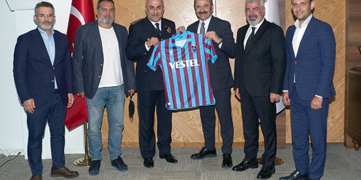 Trabzonspor'dan Emniyet Müdürü Aydoğan'a ziyaret