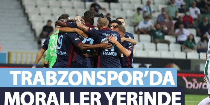 Trabzonspor’da moraller yerinde