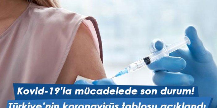 Türkiye'nin güncel koronavirüs tablosu açıklandı! 04.09.2021