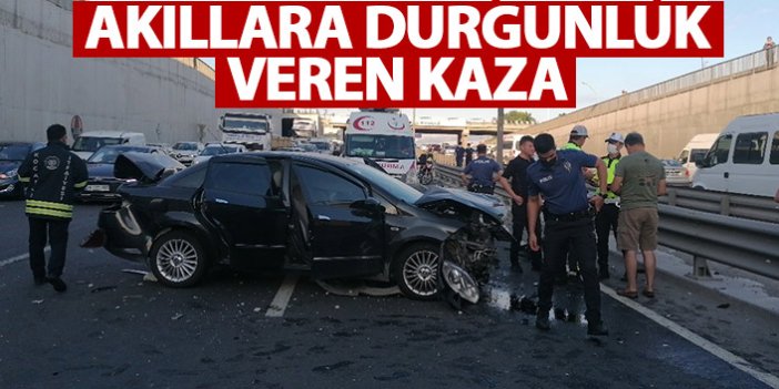 Trabzon Plakalı araç da karıştı! Akıllara durgunluk veren kaza!