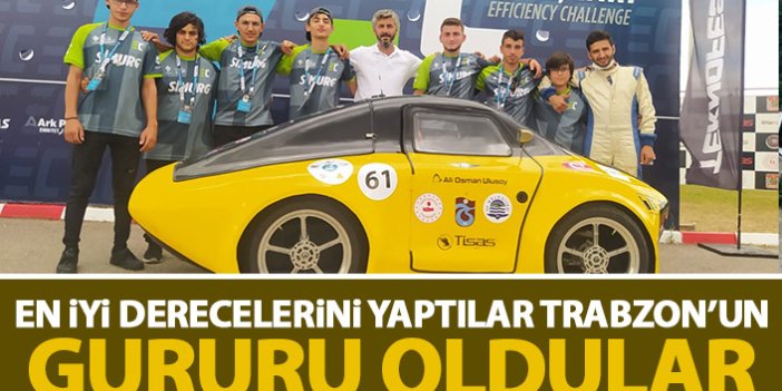 Trabzonlu gençler Teknofest'te en iyi derecelerini yaptılar
