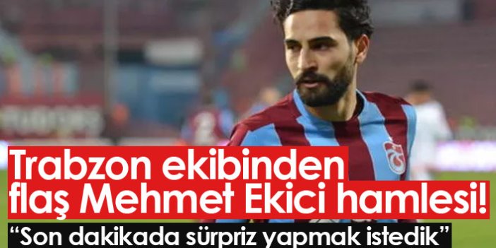 Trabzon ekibinden Mehmet Ekici'ye transfer teklifi!