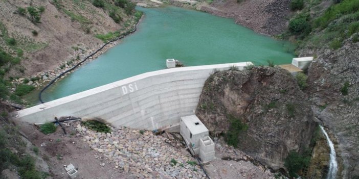 Artvin'de yapılan barajda su tutulma işlemi başladı