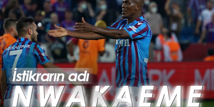 Trabzonspor'da istikrarın adı Nwakaeme