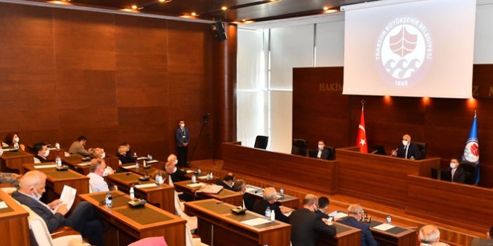 Trabzon Belediye meclisi toplantıları sona erdi