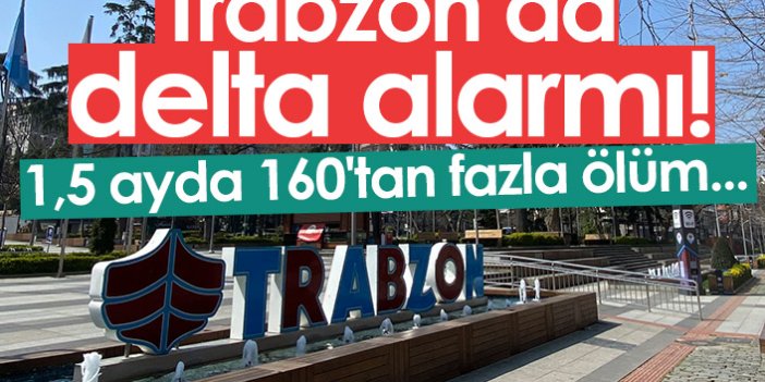 Trabzon'da delta alarmı! 1,5 ayda 160'tan fazla ölüm...