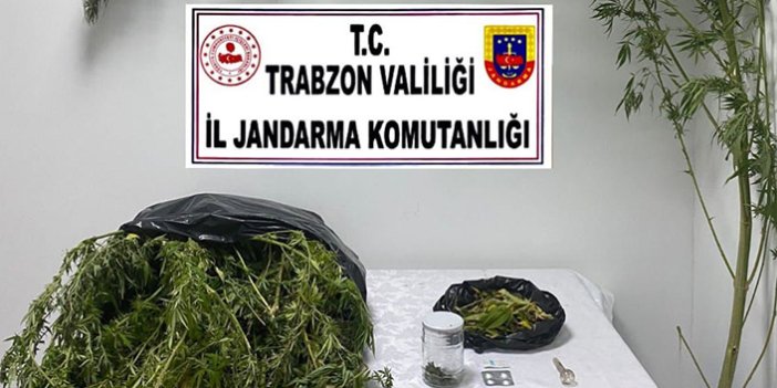 Trabzon’da uyuşturucu operasyonu! Bu kez kilo ile yakalandı
