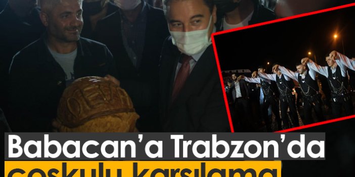 Ali Babacan'a Trabzon'da Coşkulu Karşılama