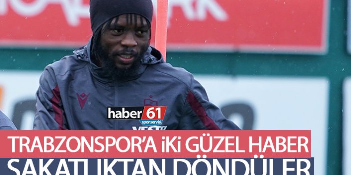 Trabzonspor’un sakatlarında son durum! 2 iyi haber geldi