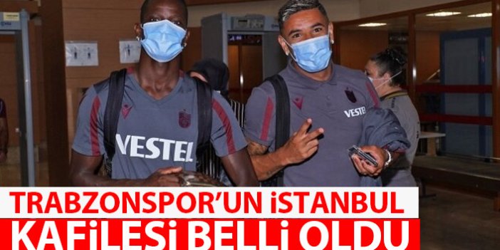 Trabzonspor'un Kasımpaşa kadrosu açıklandı
