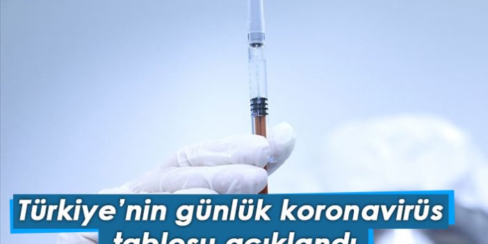 Türkiye'nin güncel koronavirüs tablosu açıklandı! 17.09.2021