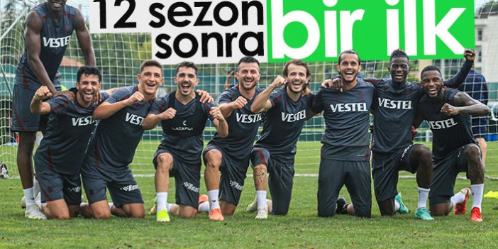 Trabzonspor 12 sezon sonra ilki başardı