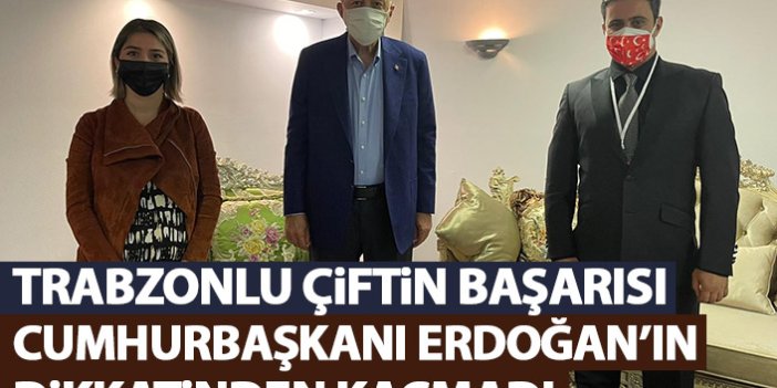 ABD'de yaşayan Trabzonlu çifte Cumhurbaşkanı Erdoğan'dan jest