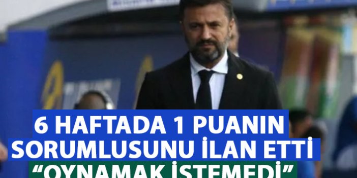6 Maçta 1 puan alan Rizespor'da Bülent Uygun suçluyu ilan etti