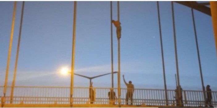 Sevgilisi terk edince köprüden atladı