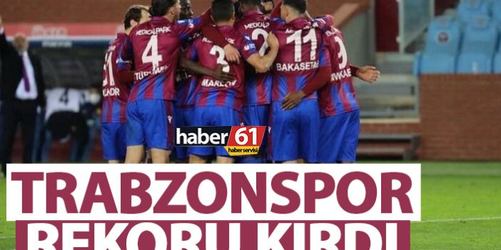 Trabzonspor rekoru kırdı!