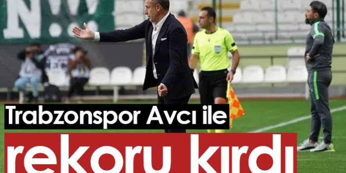 Trabzonspor Avcı ile rekoru kırdı