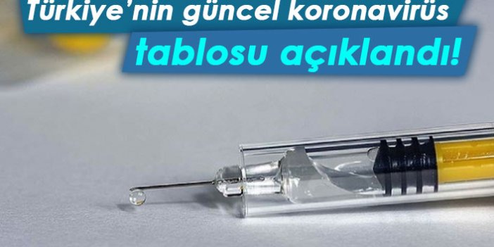 Türkiye'nin güncel koronavirüs tablosu açıklandı! 24.09.2021