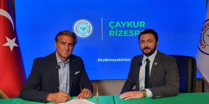 Hamza Hamzaoğlu Rizespor'a imzayı attı