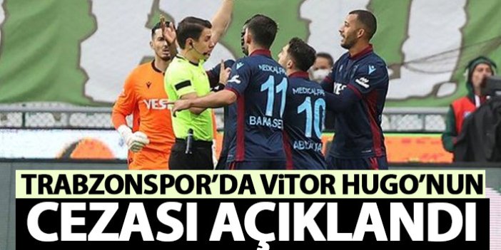 Vitor Hugo'nun cezası belli oldu! Kaç maç oynamayacak?