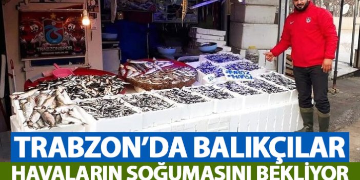 Trabzon'da balıkçılar deniz suyunun soğumasını bekliyor