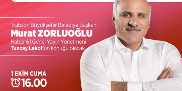 Trabzon Büyükşehir Belediye Başkanı Murat Zorluoğlu Haber61 ekranlarında