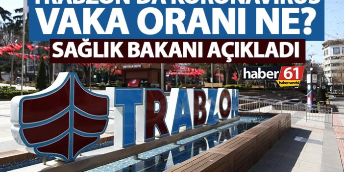 Haftalık koronavirüs vaka oranları açıklandı! Trabzon’da düşüş var!
