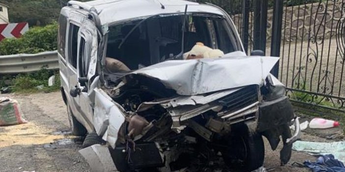 Giresun’da trafik kazası: 1 ölü, 3 yaralı