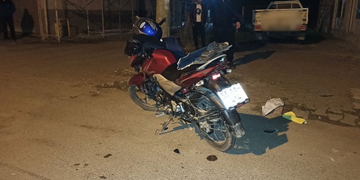 Samsun'da motosikletler çarpıştı: 1 yaralı