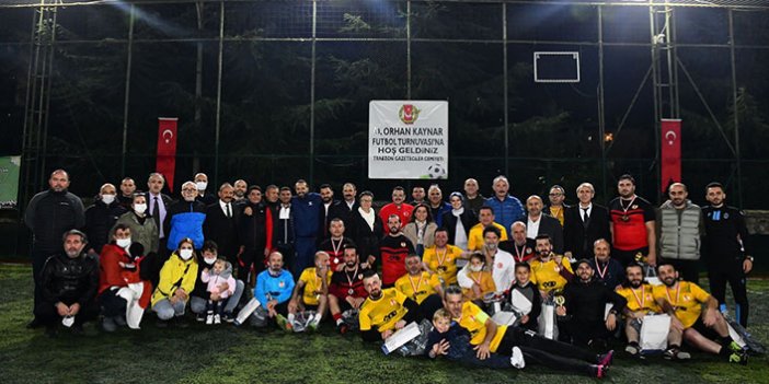 Trabzon'da Orhan Kaynar Futbol Turnuvası sona erdi