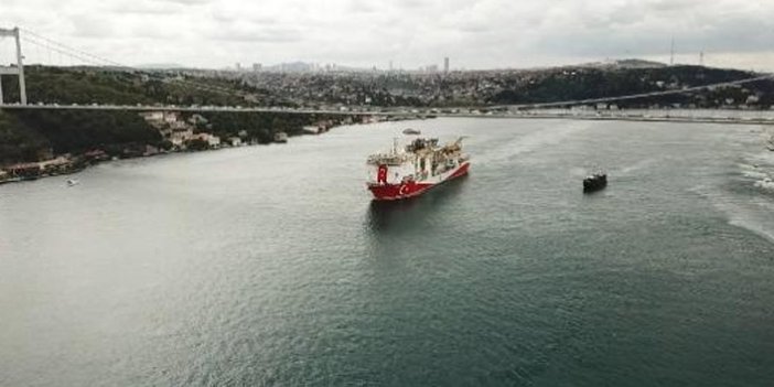 Yavuz sondaj gemisi Karadeniz'e açıldı