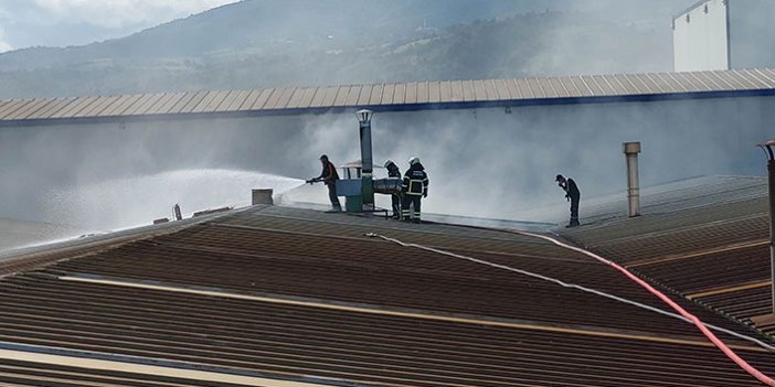 Otomotiv fabrikasında yangın paniği: 19 işçi hastanelik oldu