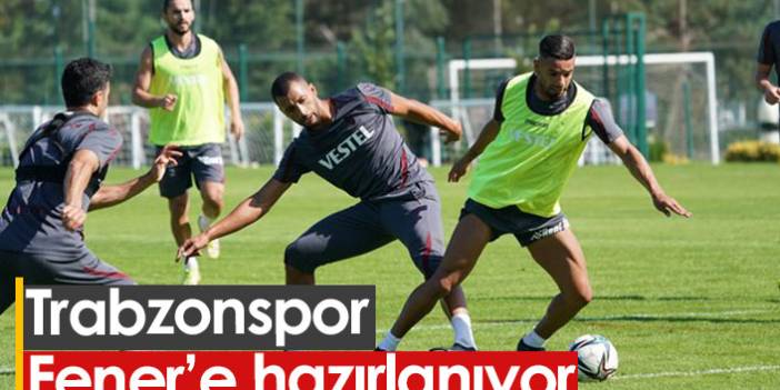 Trabzonspor Avcı yönetiminde Fenerbahçe maçına hazırlanıyor. 8 Ekim 2021
