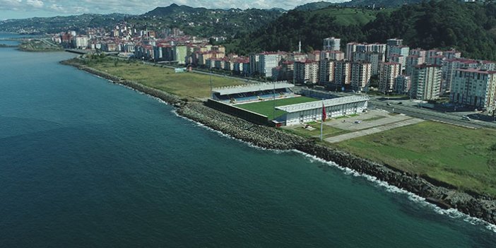 Trabzon'da denize sıfır stat
