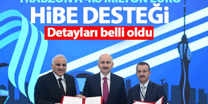 Trabzon'a 4.8 Milyon Euro hibe desteği