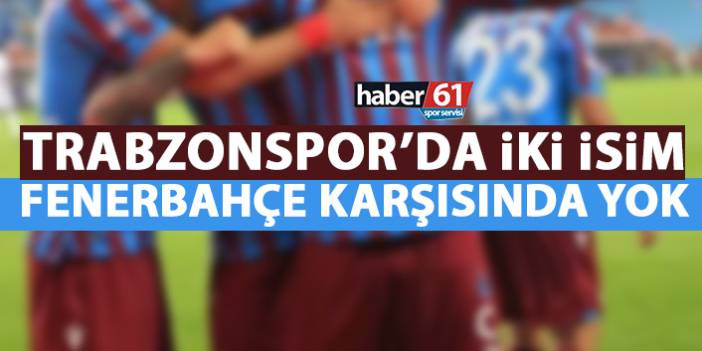 Trabzonspor’da sakatlarda son durum! Fenerbahçe maçında kimler yok? 11 Ekim 2021