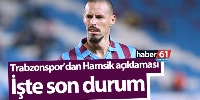 Trabzonspor'dan Hamsik açıklaması!