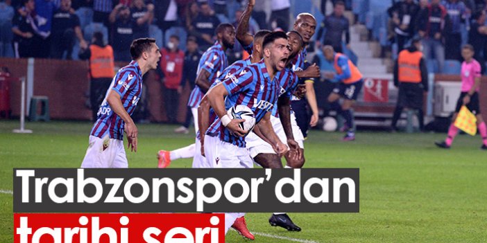 Trabzonspor'dan tarihi seri