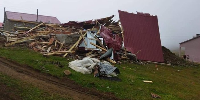 Trabzon'da yaylalarda yıkımlar yeniden başladı