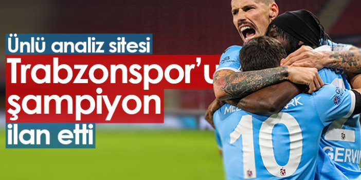 Euro Club Index "Trabzonspor şampiyon" dedi