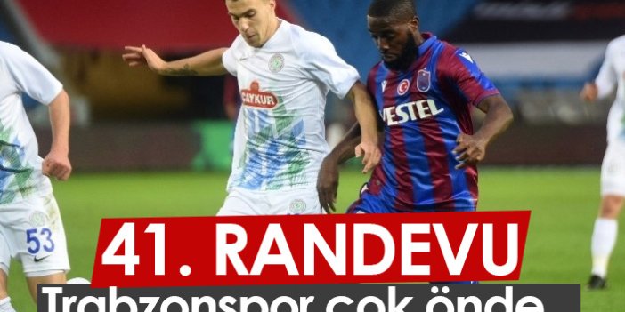 Trabzonspor Rizespor ile 41. randevuda