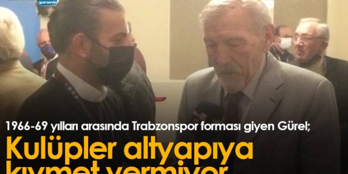 Trabzonspor'un eski kalecisi Fatih Gürel: Kulüpler altyapıya kıymet vermiyor