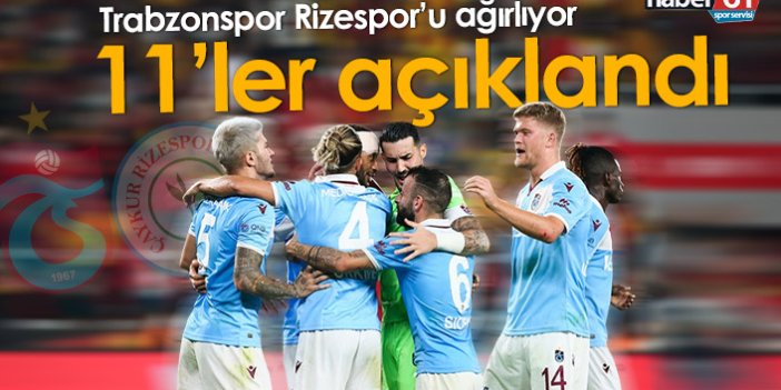 Trabzonspor Rizespor maçının kadroları açıklandı