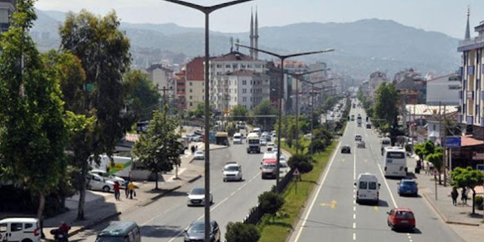Trabzon Akçaabat yolunda çalışma