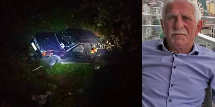 30 metrelik şarampole yuvarlandı, hayatını kaybetti