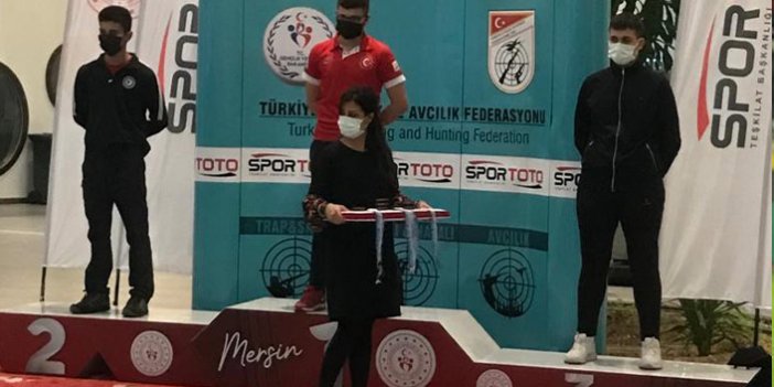 Trabzonlu sporcu altın madalya aldı