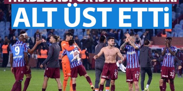 Trabzonspor istatistikleri alt üst etti